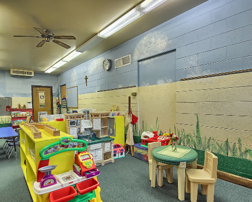 kindergarten room at school