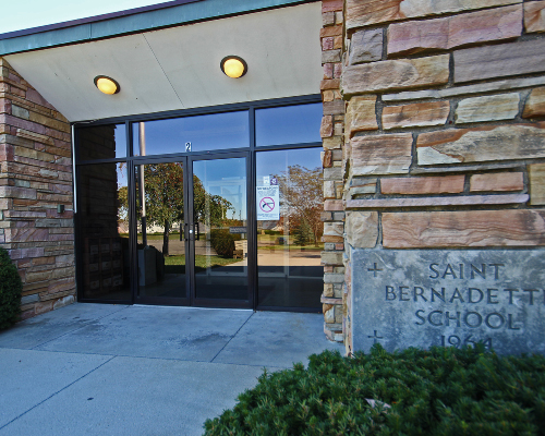 Saint Berndette School Front Door