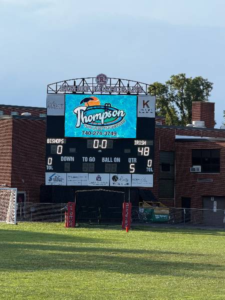 Bishop Rosecrans scoreboard: Bishops 0, Irish 48